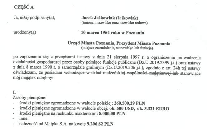 Ćwierć miliona złotych na koncie