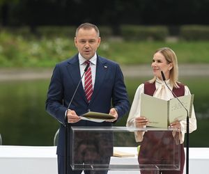 Marta Nawrocka na Narodowym Czytaniu
