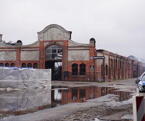 Pożar hali Gdańsk Przeróbka