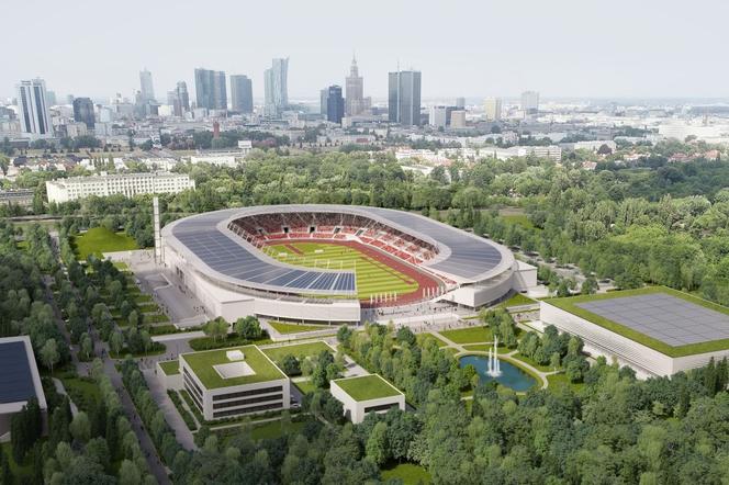 Hala sportowa i główny stadion warszawskiej Skry