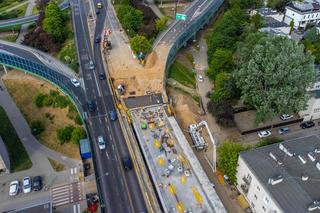 Wiadukt Trasy Łazienkowskiej prawie gotowy