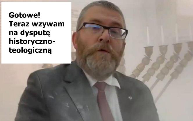 Grzegorz Braun z gaśnicą w Sejmie