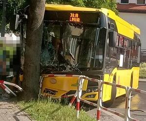 Wypadek autobusu w Mysłowicach