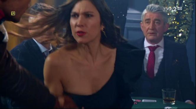 Barwy szczęścia, odc. 2061. Regina (Kamila Kamińska), Budrewicz (Stanisław Góra)