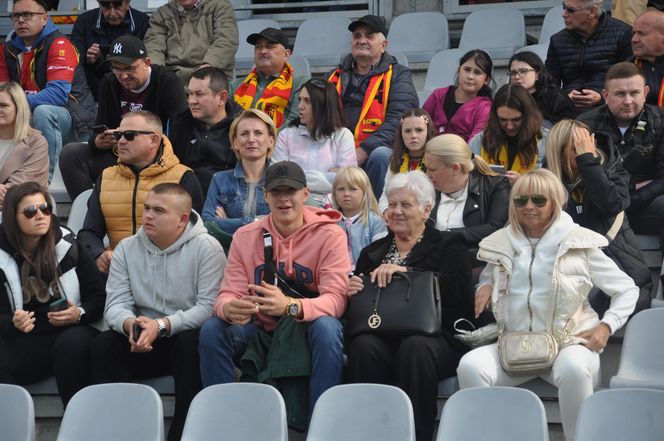 Korona Kielce - Lech Poznań. Zdjęcia kibiców na Exbud Arenie