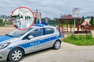 Dramat na placu zabaw! Ojciec zatrzymał patrol policji