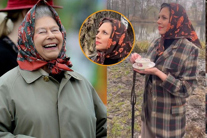 Ola Kwaśniewska jak Elżbieta II