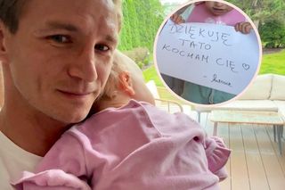 Jakub Rzeźniczak to najukochańszy tata? Mała Antosia i jej mama nie mają wątpliwości 