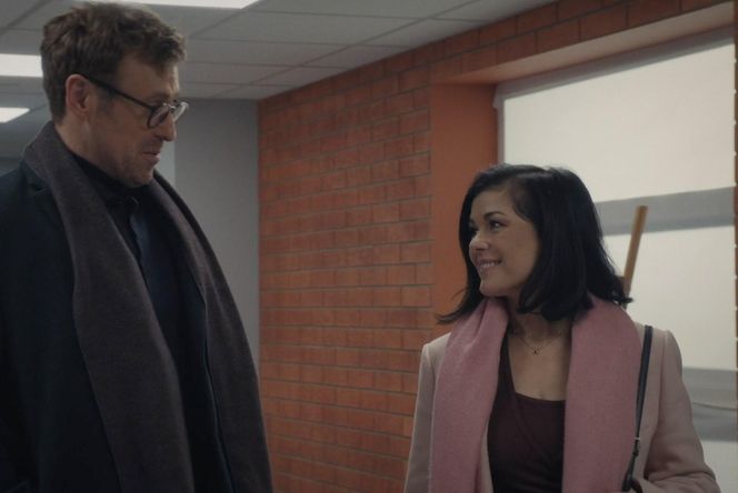 M jak miłość odc. 1855. Kinga (Katarzyna Cichopek), ojciec Sary - Dariusz Hoffman (Mateusz Rusin