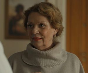 Barwy szczęścia odc. 3199. Andrzej Zastoja-Modelski (Leon Charewicz), Józefina Rawicz (Elżbieta Jarosik)