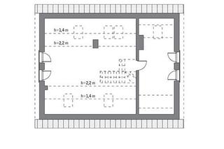Projekt domu M201 Senne marzenie (etap I) od Muratora - wizualizacje, plany, rysunki