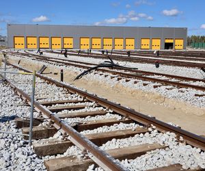 Byliśmy na placu budowy STP Karolin. Tu powstaje wielka sypialnia dla pociągów metra