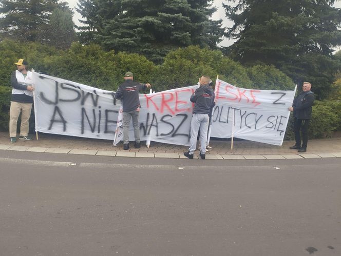 Wielka blokada Jastrzębia-Zdroju. Protest górników i hutników. Miasto stoi