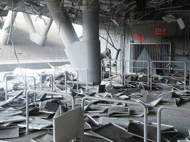 Zniszczona Donbas Arena