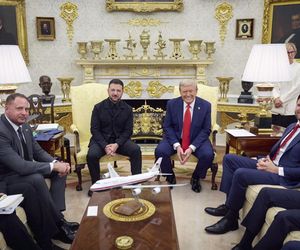 Spotkanie Zełeński - Trump w Białym Domu z udziałem europejskich liderów