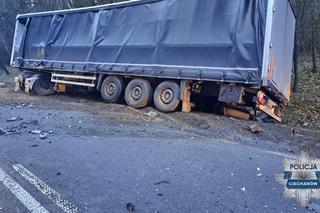 Wjechał prosto pod pędzącego tira. Kierowca nie miał najmniejszych szans