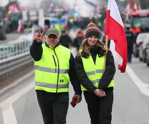 Protest rolników Zakręt