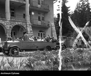 Hotel Bristol przed wojną. Bywały tu elity