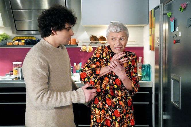 Barwy szczęścia, odc. 3211. Krystyna (Hanna Bieluszko), Witek (Witold Sosulski)