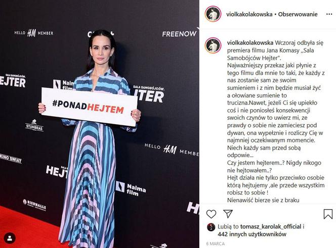 Viola Kołakowska atakuje Szumowskiego