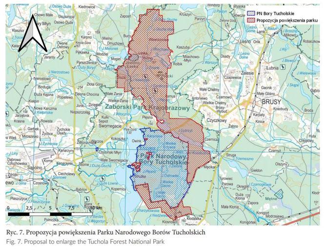 Projekt poszerzenia granic Parku Narodowego  Bory Tucholskie