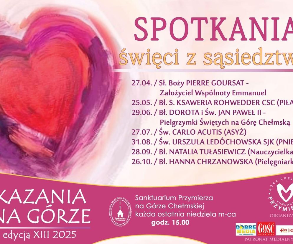 Program tegorocznych Kazań na Górze w Koszalinie