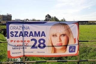 Zniszczone plakaty wyborcze w Rzeszowie