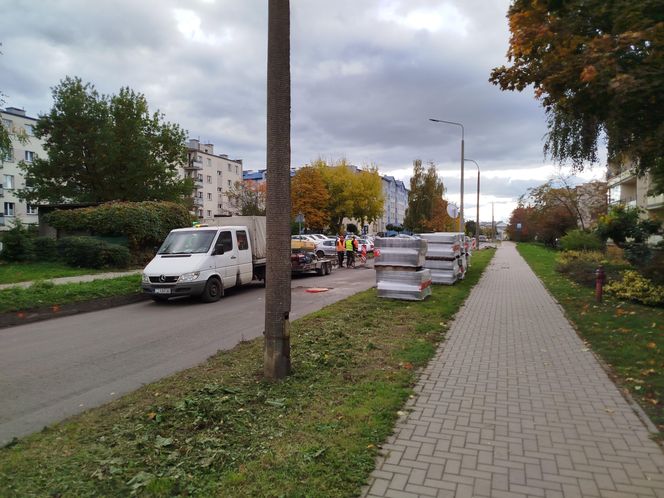 Trwa remont nawierzchni ulic Romanówka i Unitów Podlaskich w Siedlcach