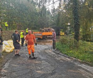 Powódź w Żaganiu. Tak wygląda ul. Dworcowa 