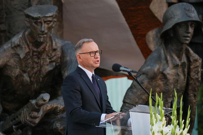 81. rocznica Powstania Warszawskiego. Uroczystość na pl. Krasińskich (31.07.2025)