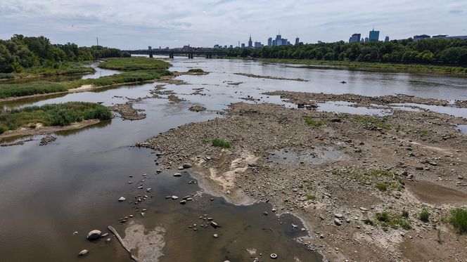 Warszawa. Rekordowy stan wody w Wiśle