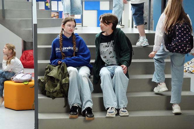 Barwy szczęścia odc. 3260. Emil (Artem Malaszczuk), Pola (Gabriela Szewczyk)