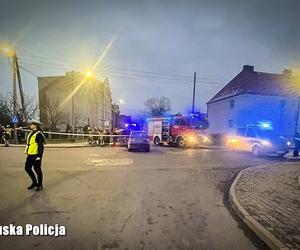 Przerażający wypadek w Żaganiu. 18-latka z Żagania zignorowała znak stop [ZDJĘCIA].