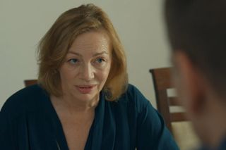 Barwy szczęścia, odcinek 3198. Wanda (Maja Barełkowska), Tomasz (Jakub Sokołowski)