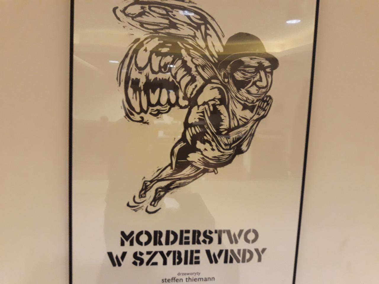 Morderstwo w szybie windy...czyli drzeworyty na wystawie w Galerii PIK