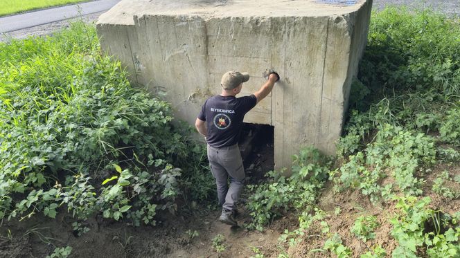Poniemieckie schrony w Barcicach koło Starego Sącza 