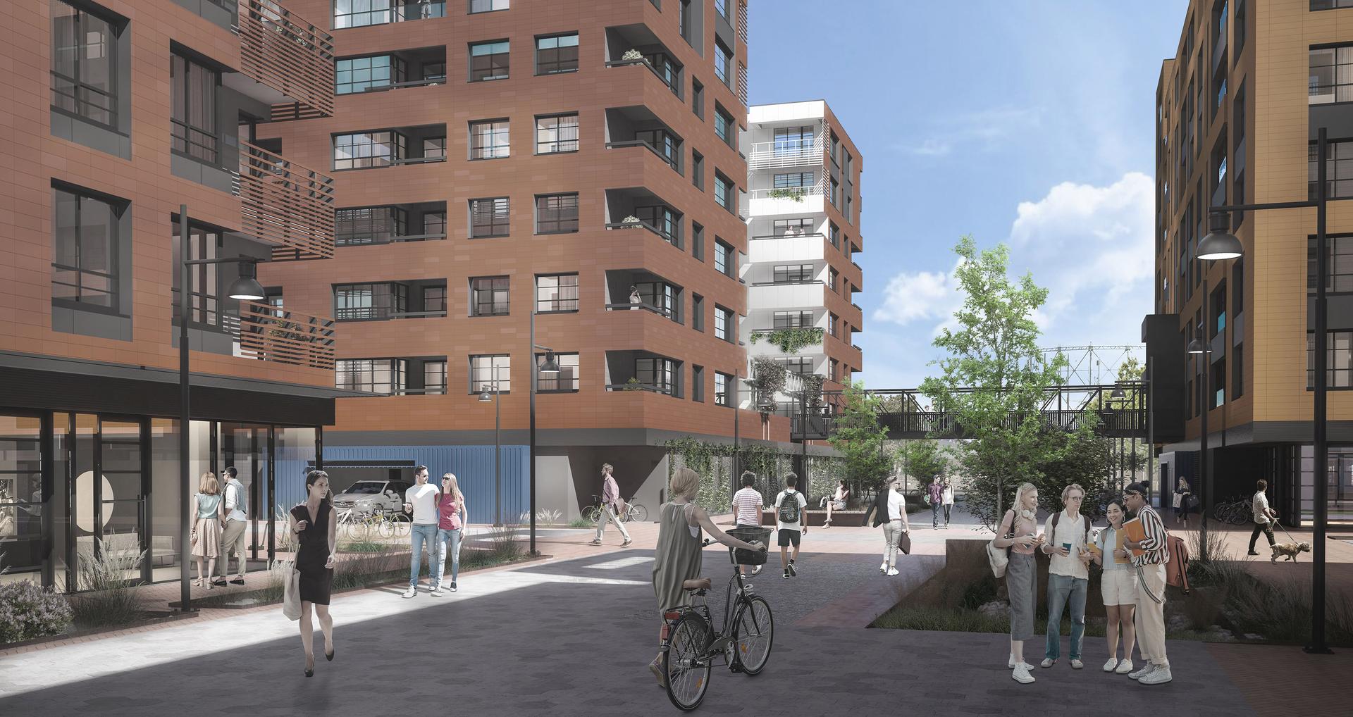 DOKI Gdańsk: wielofunkcyjny zespół projektu trzech pracowni architektonicznych