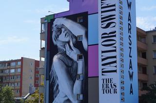 Mural Taylor Swift w Warszawie