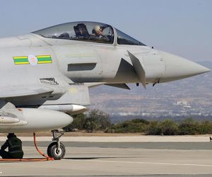 Eurofighter Typhoon należący do RAF