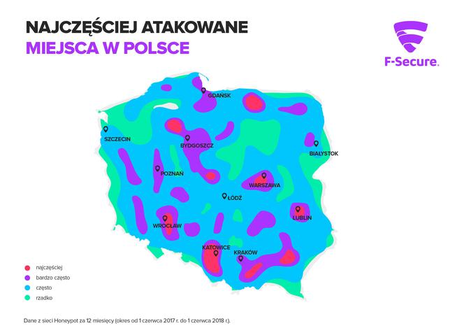 Cyberataki na polskie miasta
