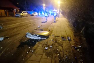 Sokółka. Wypadek bmw na ul. Białostockiej. 20-latek uciekał policji