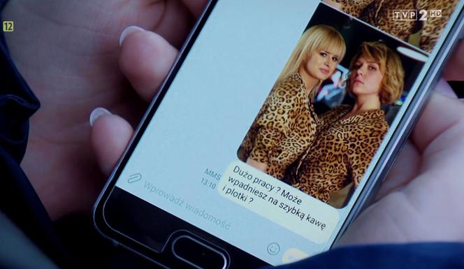 M jak miłość, odc. 1440. Sonia (Barbara Wypych), Ula (Iga Krefft)