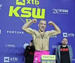 Oficjalne ważenie zawodników przed XTB KSW 92 w Gorzowie