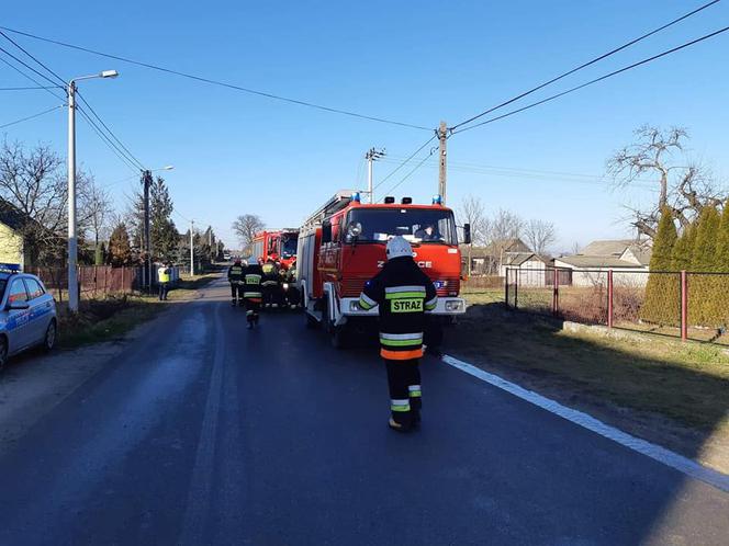 Pożar w Polanach. 