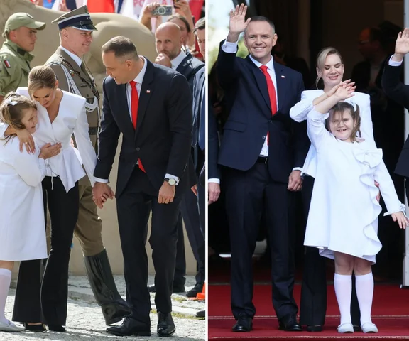 Duda pocałował Kasię Nawrocką w rękę. Tak zareagowała!