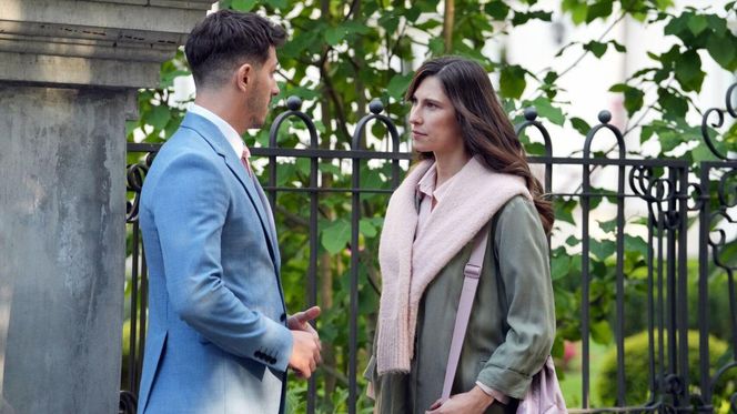 Barwy szczęścia odc. 3071. Regina (Kamila Kamińska), Justin (Jasper Sołtysiewicz)