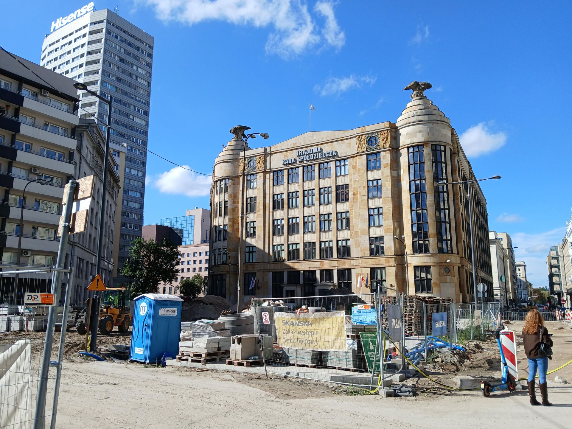 Przebudowa ulic Złotej i Zgoda w Warszawie