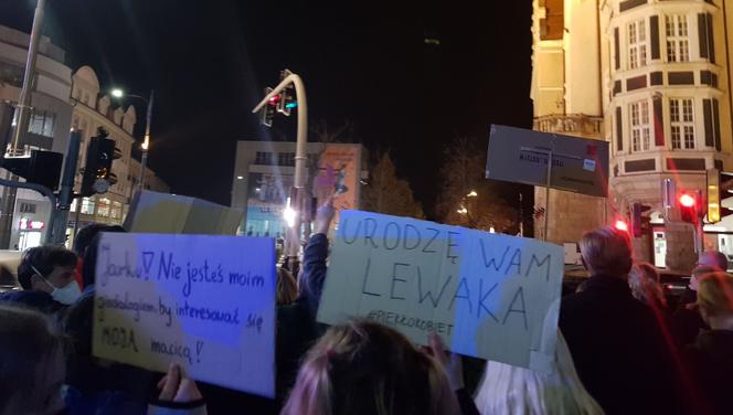 Protesty kobiet w Olsztynie