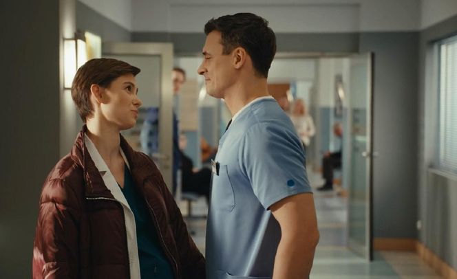 Na dobre i na złe odc. 956. Blanka (Pola Gonciarz), Krzysztof Radwan (Mateusz Damięcki)