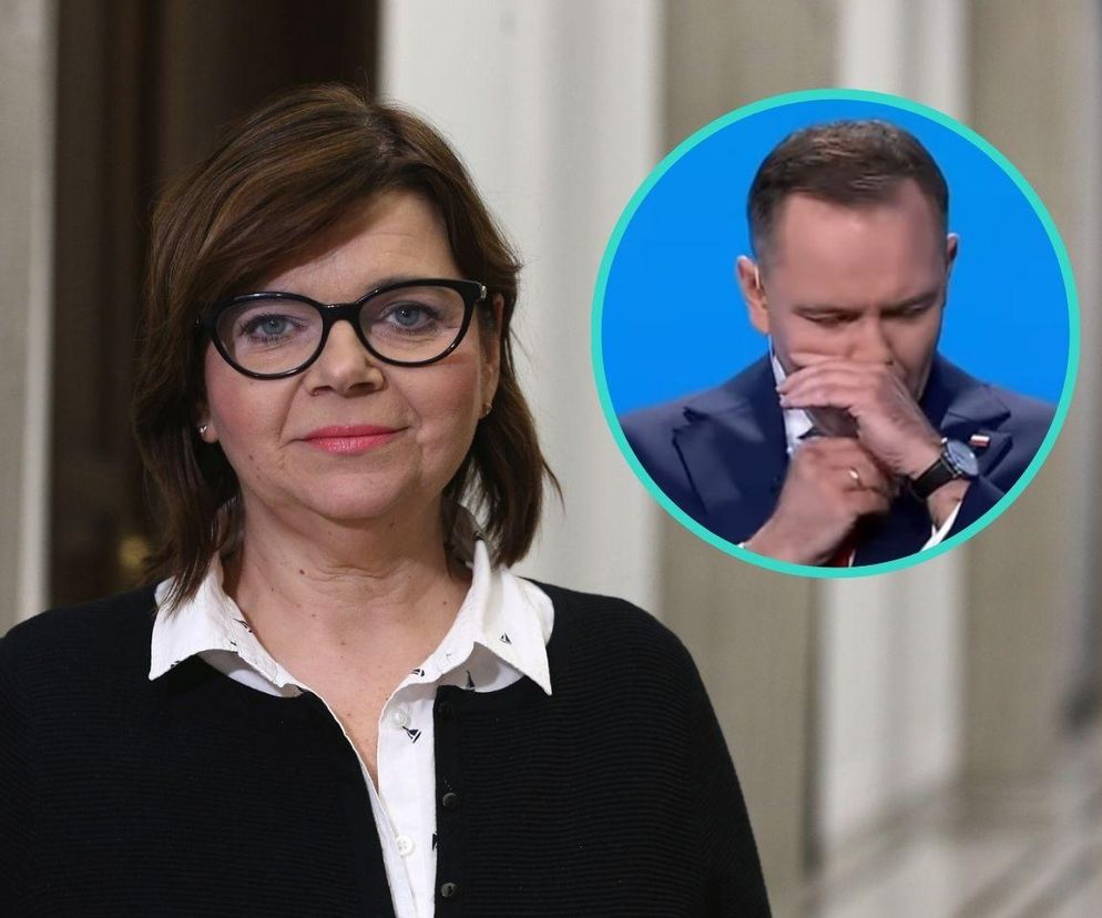 Nawrocki zażył snusa na wizji Minister zdrowia „Promuje bardzo szkodliwy i nielegalny produkt”